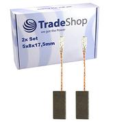 2 escobillas de carbón para motor de carbón, 5 x 8 x 17,5 mm, para amoladora angular Bosch GWS 8-125 Z GWS 9-125 GWS 900 GWS 1000 GWS 10-125 GWS 10-125 C GWS 10-125 CE