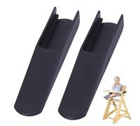 2 extensiones de seguridad para patas de trona, forro de patas de silla | alta para bebé, reductor de silla de bebé, extensión de seguridad para patas de sillas, protector antideslizante para sillas