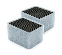 2 filtros cerámicos Tipo 3 para Geberit AquaClean y DuoFresh | Sustituye 147.072.00.1 · estructura de panal · para Mera y Tuma · aspiración de olores
