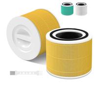 2 filtros Core 300S de repuesto para animales y olores de cocina para LEVOIT Core 300/300S/300-RF, con filtro HEPA H13 y filtro de carbón activo para propietarios de mascotas y olores de cocina