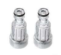 2 filtros de agua para máquina de limpieza de coche, conexión de alta presión para redes de filtro para Karcher K2-K7 175PSI 140°