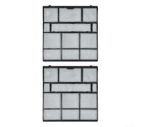 2 filtros de aire acondicionado para la unidad interior, prevención de polvo, PVC reforzado para una vida útil prolongada (29,2 x 29,2 cm)
