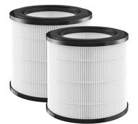 2 filtros de repuesto HEPA compatibles con purificador de aire Philips 800 Series - AC0830/10 AC0820/30 AC0820/10 AC0819/10, H13 True HEPA filtro de repuesto, número de pieza FY0194/30 y FY0293/30