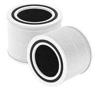 2 filtros de repuesto para purificador de aire para LEVOIT Core 300/Core 300S, filtro HEPA 3 en 1, filtro HEPA True-H13, filtro de carbón activo y prefiltro de alta iltración de 3 niveles