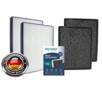 2 filtros Hepa + 2 filtros de carbón activo en el set apto para purificador de aire Philips 2000 Series AC2887 AC2889 AC3829 | Repuesto para FY2420/30 y FY2422/30