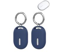 2 fundas para Xiaomi Smart Tag Localizador de llaves, yystao Funda de silicona compatible con Xiaomi Smart Tag Incluye cordón (azul)