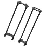 2 Juegos Herramienta de Llave de Fontanero de Acero Multifuncional | Llave de Doble Punta, Gran Apertura Estable, para Tornillos y Accesorios de Lavabo, Negro