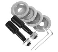 2 Juegos Kit Adaptador de Eje 8mm, Varilla de Extensión de Muela | Acero, Alineación Precisa y Rotación Estable, para Taller Metalúrgico, Reparación y Cambio Rápido de Accesorios