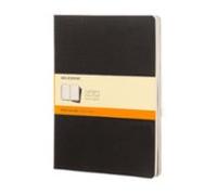 2 Libretas Cahier Negras Xl Rayas (set De 3)