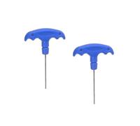 2 llaves hexagonales interiores H5 en forma de T, llave hexagonal de acero S2 con mango en T, herramienta de reparación para mantenimiento automotriz del hogar