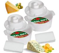 2 moldes para queso con pistón seguidor y gasa - Kit para hacer queso - Suministros para hacer queso - Molde para hacer queso - Cesta para hacer queso - Paño de algodón para colar - Molde para queso