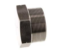 2'' NPT macho Tapón de cierre de acero inoxidable con hexágono exterior 70 Bar