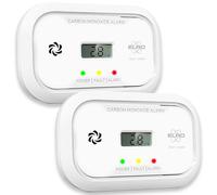 2-Pack ELRO FC5003 Detectores de Monóxido de Carbono | Sensor de 10 Años | con Pantalla | 2 Unidades