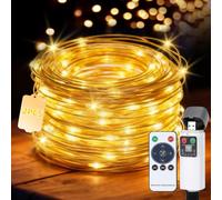 2 Pack LED Guirnaldas Luces, 15M 150 LED Luces de Hadas con Temporizador | Collazoey 8 Modos, Impermeable, Luces de Cadena Decoración de Fiestas, Balcón, Casa, Arbol de Navidad, Jardín, Blanco Cálido