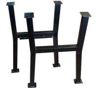 2 patas de mesa, estructura de mesa, mesa de jardín, mesa para parque, patas de acero, color , modelo VENEDIG 9464