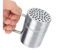 2 PCS Salero y Pimentero, Dispensador de Azucarero de Acero Inoxidable Salero y Pimentero de Acero Inoxidable con Asa para el Hogar Resturant