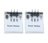 2 piezas 2,7 V-6 V Módulo de Botón de Interruptor Táctil Capacitivo Httm, Módulo de Botón de Interruptor Led de Sensor Táctil Capacitivo, Interruptor Táctil Capacitivo
