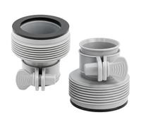 2 Piezas Adaptador Manguera Piscina Conector Manguera Piscina B para Intex Bestway Adaptador 32 a 38MM para Bomba y Sistema de Sal Accesorios 1.25"/1,5" Pulgadas