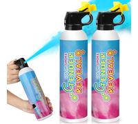 (2 piezas azul/set) Cañones de Humo de Revelación de Género, 100% Biodegradable para Humo Revelacion de Genero para Niño o Niña, bodas y cumpleaños