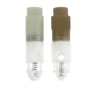 2 Piezas Bisagra de Repuesto para Tapa de Inodoro Cierre Suave | Piezas de Recambio para Baño, Compatibilidad Modelos de Wc, Tamaño 8,30x2,20x2,20cm