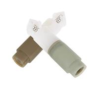 2 Piezas Bisagra de Tapa de Inodoro Cierre Suave para Baño | Acero Inoxidable y Plástico, Montaje Superior, Medidas 8,30x2,20x2,20cm, Repuesto Wc