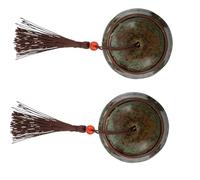 2 Piezas Bote de Cerámica Verde para Velas, Tarro Compacto