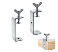 2 Piezas C-Mordaza de Presion, Abrazadera de Acero Inoxidable, Sargentos de Apriete Metal, Alicates Para Carpintería, Mini Alicates Para Abrazaderas, Rango de Sujeción 0-100 mm 2 Piezas