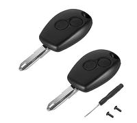 2 Piezas Carcasa Mando Llave de Coche 3 Botones Compatible con Dacia Duster