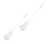 2 Piezas Cepillo de Esponja para Botellas Mango Largo y Suave | PP y EVA, Cuello Largo Orificio para Colgar, para Tazas, Decantadores y Limpieza Doméstica