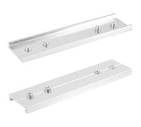 2 Piezas Conector de Riel de Cortina de Techo | Unión para Rieles de Ventana, Diseño Suave en Ángulo, Conexión Eléctrica de Cortina, Pieza Resistente