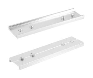 2 Piezas Conector de Riel de Cortina de Techo | Unión para Rieles de Ventana, Diseño Suave en Ángulo, Conexión Eléctrica de Cortina, Pieza Resistente