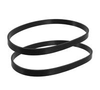 2 Piezas Correa de Goma Reemplazable para Sierra de Cinta Manual | Accesorio para Carpintería, Caucho Negro, Uso en Rueda y Corte de Madera, Taller Doméstico