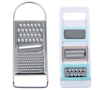 2 Piezas Cortadora Manual de Verduras Acero Inoxidable | Protege las Manos, Hojas Múltiples, Guardia Lateral Plástica, para Zanahorias y Frutas en Cocina
