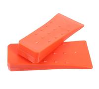 2 Piezas Cuña de Tala de Plástico ABS Naranja de 6 Pulgadas | Herramienta en Forma de Cuña, Control de Dirección y Elevación, Uso en Tala y Corte de Troncos