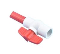 2 piezas de 20 a 50 mm PVC for tubería, codo en T, conector cruzado, junta agua for riego jardín, válvula bola control for acuario(Cross Four Way,32mm)