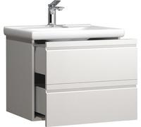 2 piezas de baño / lavabo 60 cm / juego de muebles de baño con lavabo de cerámica / cajones sin grilless / conjunto completo Silora L