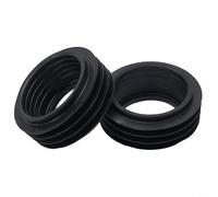2 piezas de junta de cono de goma para tubería de bajo nivel Geberit de 42 mm - Conector interno de cisterna de inodoro arandela de repuesto 60 x 42 x 25 mm