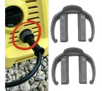2 piezas de repuesto para lavadora de coche C para arandelas de alta presión Kärcher K2/K3, ajuste de conexión rápida de plástico gris, compacto de 2.4 x 1.65 x 0.7 pulgadas