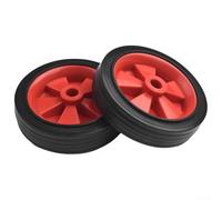 2 piezas de repuesto para ruedas de compresor de aire, ruedas resistentes de 5/6 pulgadas, ruedas de compresor de aire, ruedas de rodamiento de 1/2 pulgada de diámetro (5 pulgadas)