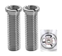2 piezas de tornillo hueco para fregadero, tornillo hueco para válvulas de cesta filtrante, tornillo hueco de acero inoxidable M12 x 35 mm para fregadero, tornillos de lavabo de 35 mm, adecuado para