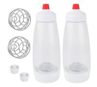 2 Piezas Dispensador de Masa para Panqueques 1000ML, Manual Mano Bateador Botella de Mezcla, Dispensador de Masa Botella Exprimible, para Panqueques, Gofres, Crepes, Magdalenas, Utensilios de Cocina