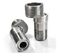 2 Piezas Excéntricas para Grifo de Ducha | Adaptador Excéntrico Regulable 360° Ajustable | Conector Curvado Angular para Grifo de Ducha | Pie Curvado Ajustable para Instalación en Baño| FLUVIA