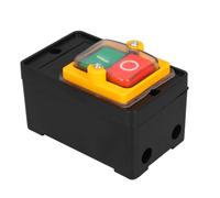 2 Piezas Interruptor de Control Mecánico Modelo 5h 10a | Arranque y Parada de Motor, Autoretención, 220v/380v, Plástico Ignífugo, Cobre E Hierro