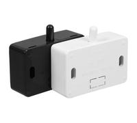 2 Piezas Interruptor Mecánico 1a 250vac de Plástico | Luz Inmediata en Espacios Oscuros, Uso en Viviendas, Diseño Moderno y Sencillo, para Gestores de Instalaciones