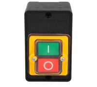 2 Piezas Interruptor Mecánico de Encendido y Apagado 10a | Autobloqueo para Motor, Control Seguro en Talleres Húmedos, Plástico Ignífugo, Uso Industrial
