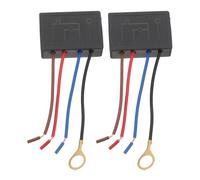 2 Piezas Interruptor Tactil Conmutador de Lámpara 1a 250v, Módulo | Atenuación Táctil de 4 Niveles, Sensor Compacto Cables Codificados, para Reparación y Lámparas de Mesa