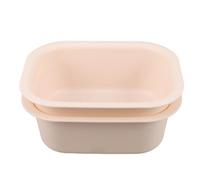 2 Piezas Lavabo Cambiador para Bebés de PP, Rectangular, Portátil | Bordes Redondeados y Borde Antisalpicaduras, Uso en Baño y Lavadero, para Ñiño E Infantil
