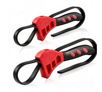 2 Piezas Llave de Correa goma ajustable, llave ajustable con diámetro,adecuado para taller, Llave de Correa de Goma Herramientas, hogar y tareas de plomería básica, rojo