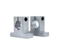 2 piezas/lote SK8 SK10 SK12 SK16 SK20 SK25 Eje lineal Guía Bloque lateral Soporte Rodamiento for impresora 3D(SK16)