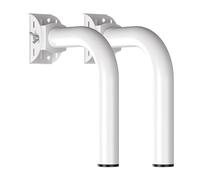 2 Piezas Montaje de Soporte de Puente Inalámbrico Accesorio de Montaje en Poste Universal de Acero Inoxidable 150 ° Ajustable a Prueba de Agua